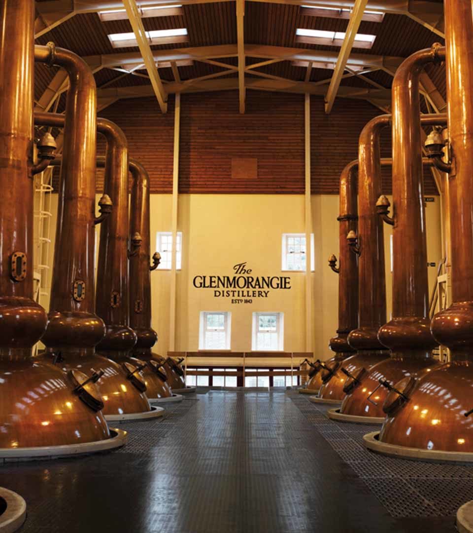 Glenmorangie whisky stills