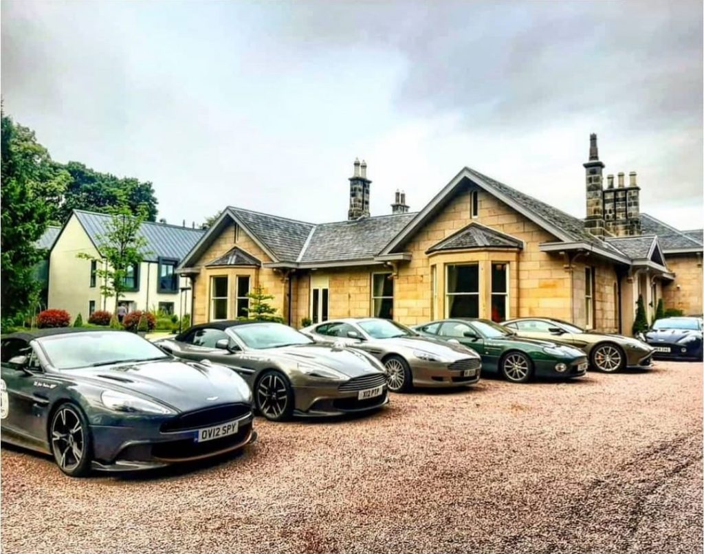 Collection of Aston Martins