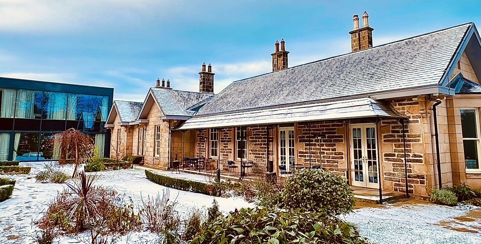Snowy exterior of Ness Walk in December 2022
