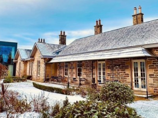 Snowy exterior of Ness Walk in December 2022