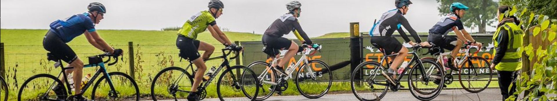 Etape cycle race on Loch Ness