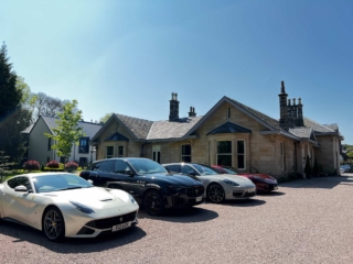 Cars parked in Ness Walk Car Park