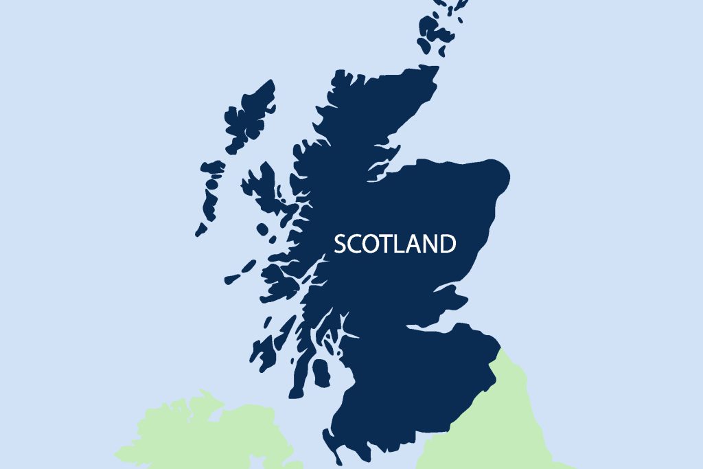 Map of Scotland