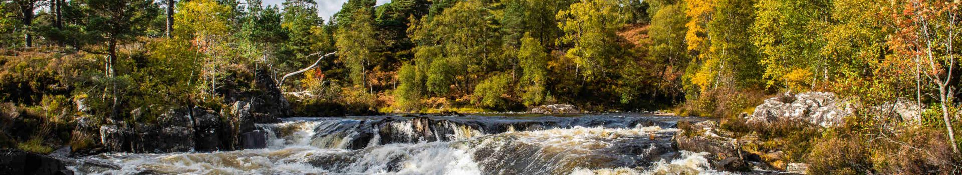 River running through Glen Affric in the Scottish Highlands