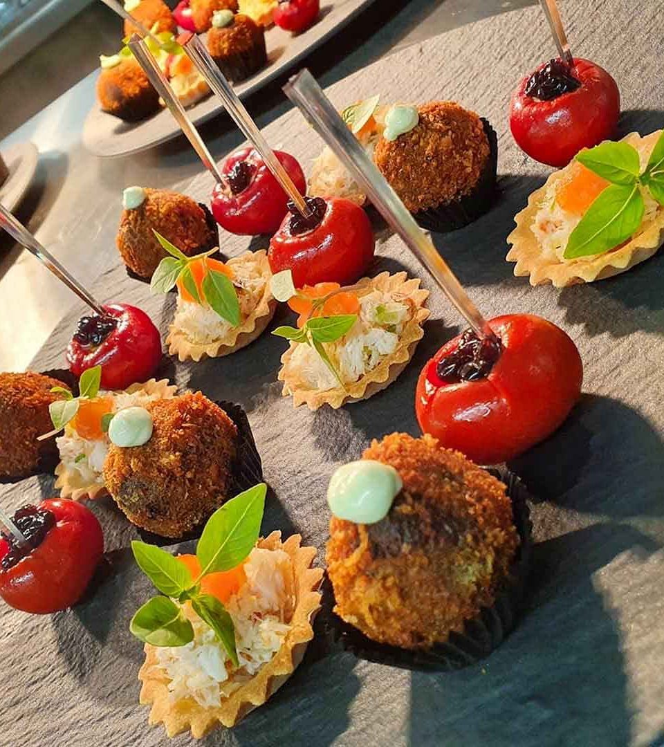 Canapés at Ness Walk Hotel, Inverness. Canapés at Ness Walk Hotel, Inverness.