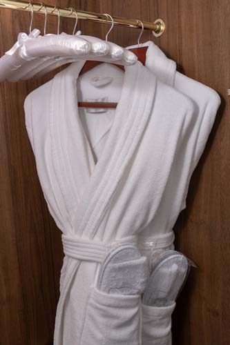 Complimentary plush bathrobes at Ness Walk Hotel. Complimentary plush bathrobes at Ness Walk Hotel.