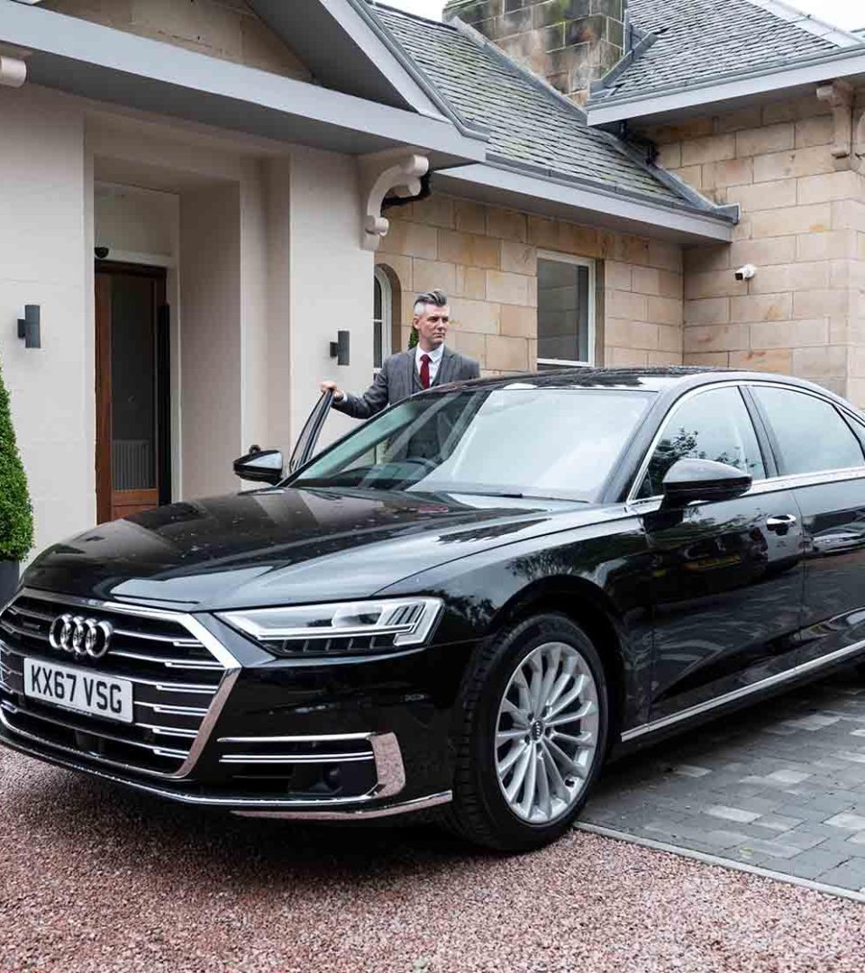 The Audi from our fleet of Concierge vehicles The Audi from our fleet of Concierge vehicles