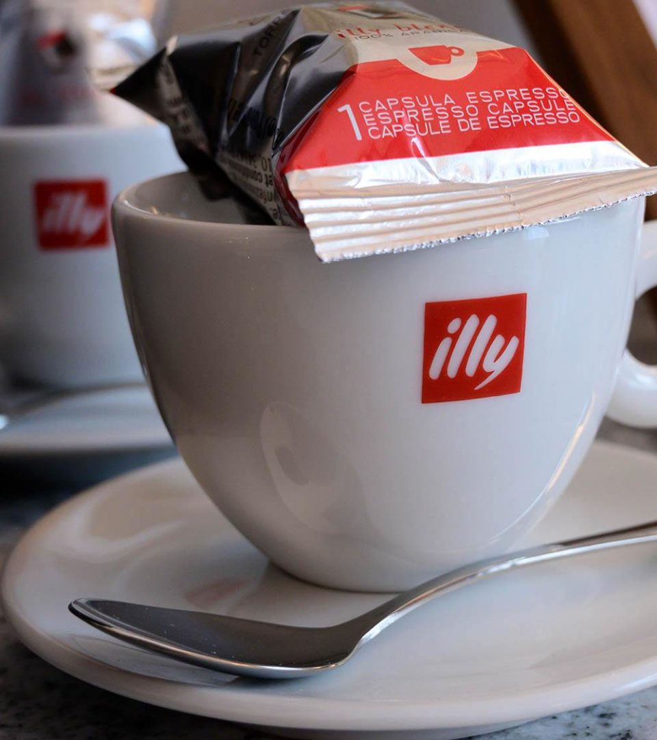 Illy Coffee at Ness Walk Hotel, Inverness. Illy Coffee at Ness Walk Hotel, Inverness.