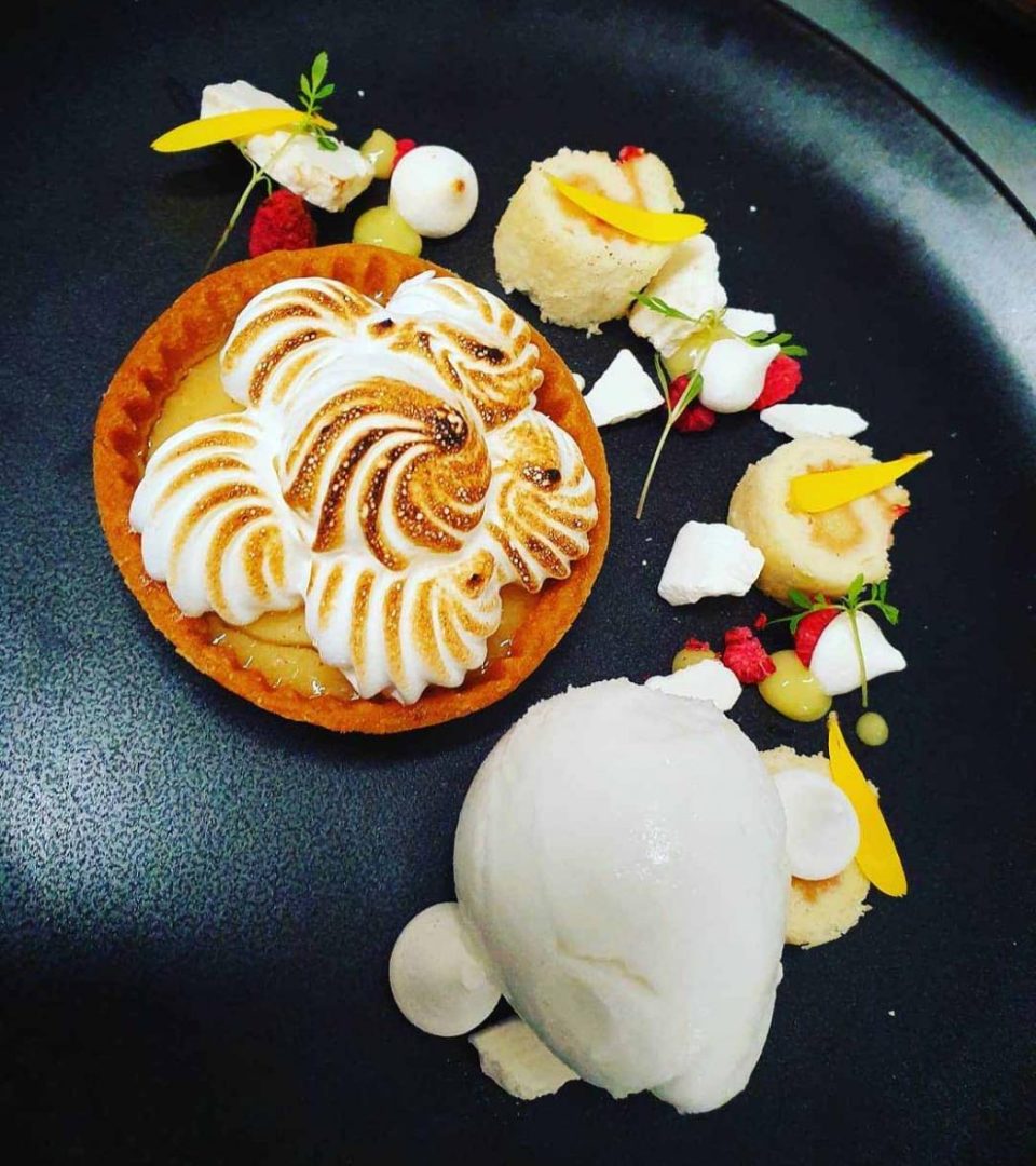Lemon Meringue Pie, Desserts at Ness Walk Hotel, Inverness. Lemon Meringue Pie, Desserts at Ness Walk Hotel, Inverness.