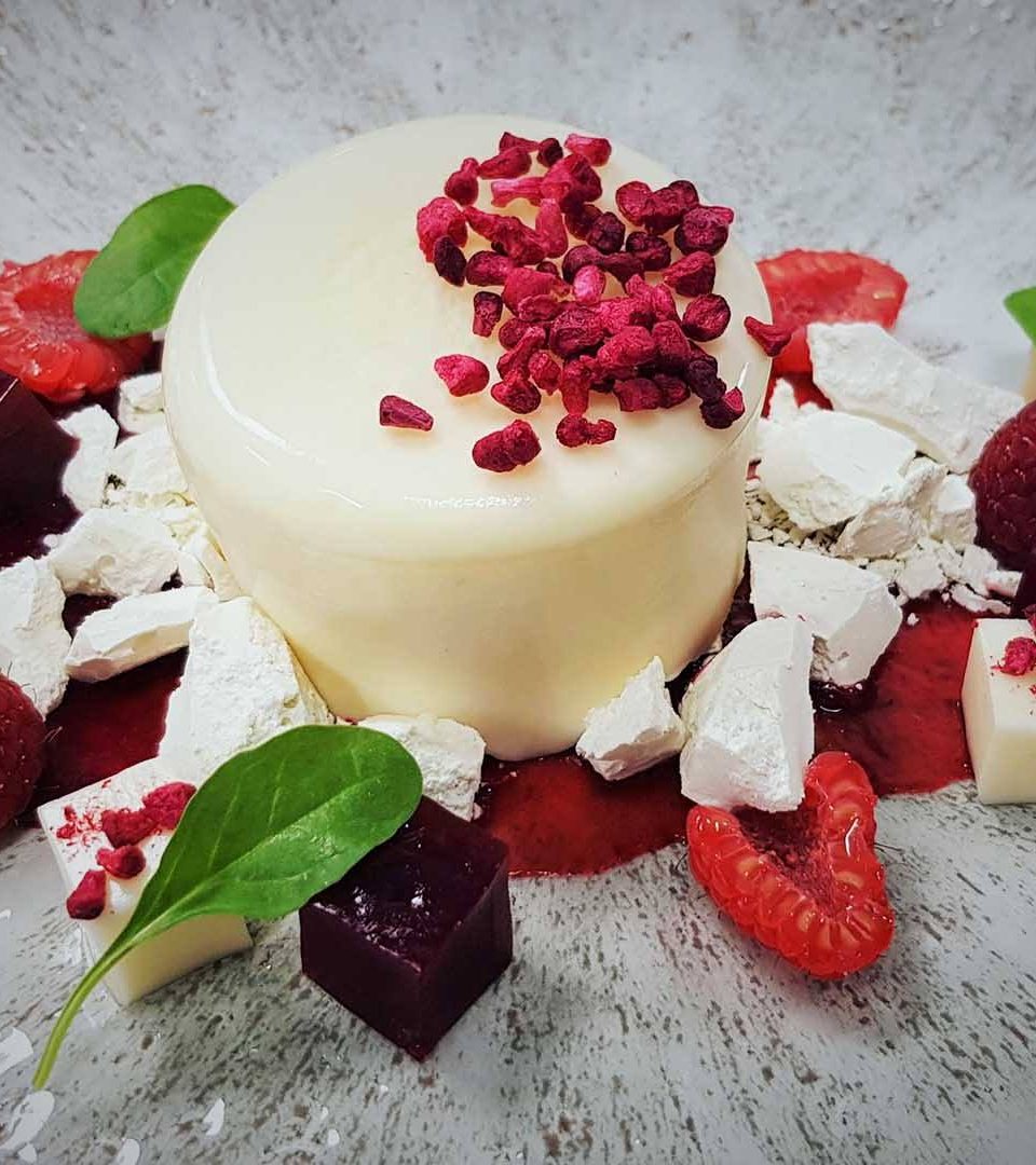 Panna Cotta dessert at Ness Walk Hotel, Inverness. Panna Cotta dessert at Ness Walk Hotel, Inverness.