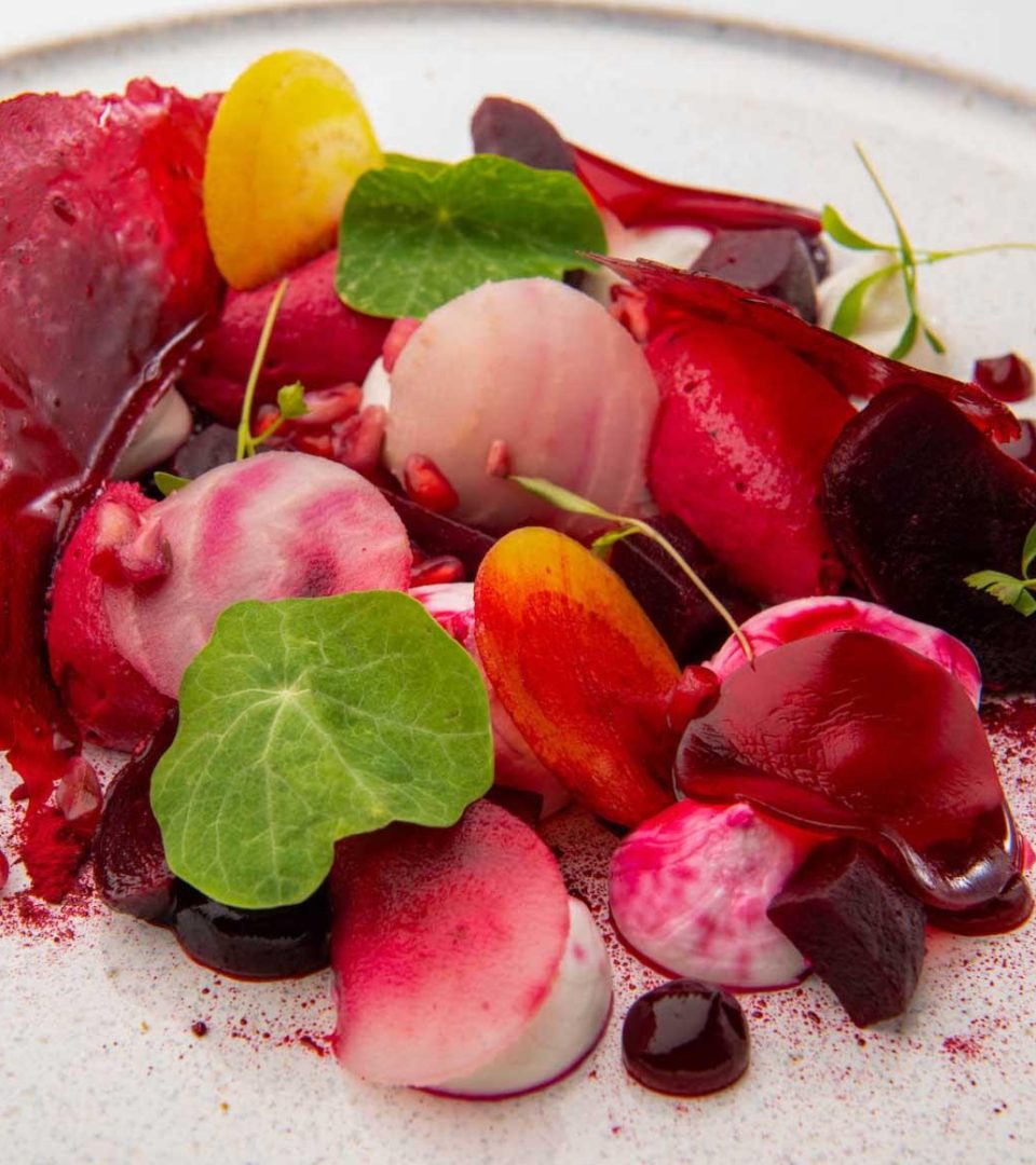 Beetroot Salad at Ness Walk Hotel, Inverness. Beetroot Salad at Ness Walk Hotel, Inverness.