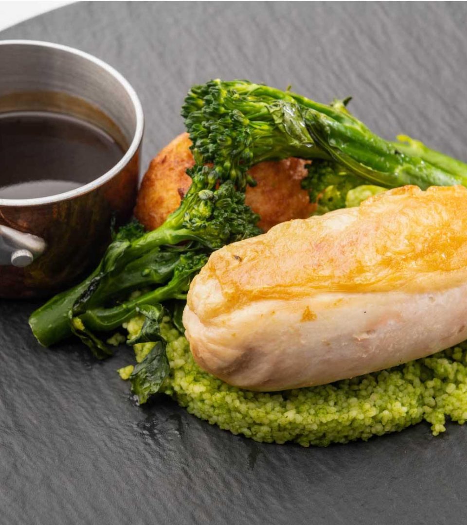 Sous Vide Chicken, Ness Walk Hotel, Inverness. Sous Vide Chicken, Ness Walk Hotel, Inverness.
