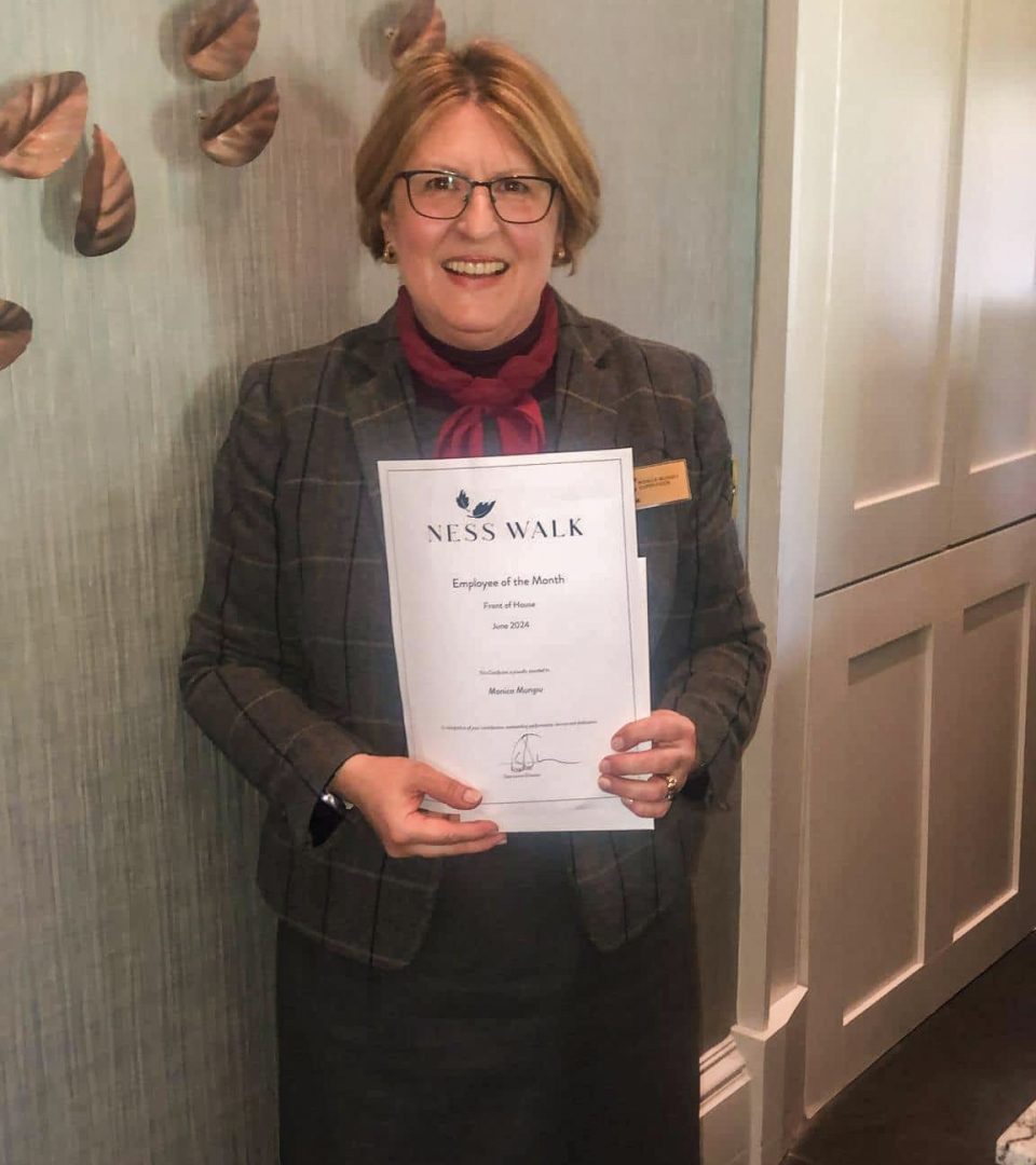 Monica Mungui - Front Office Supervisor is employee of the month