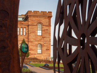 Inverness Castle Journey Stone sculpture