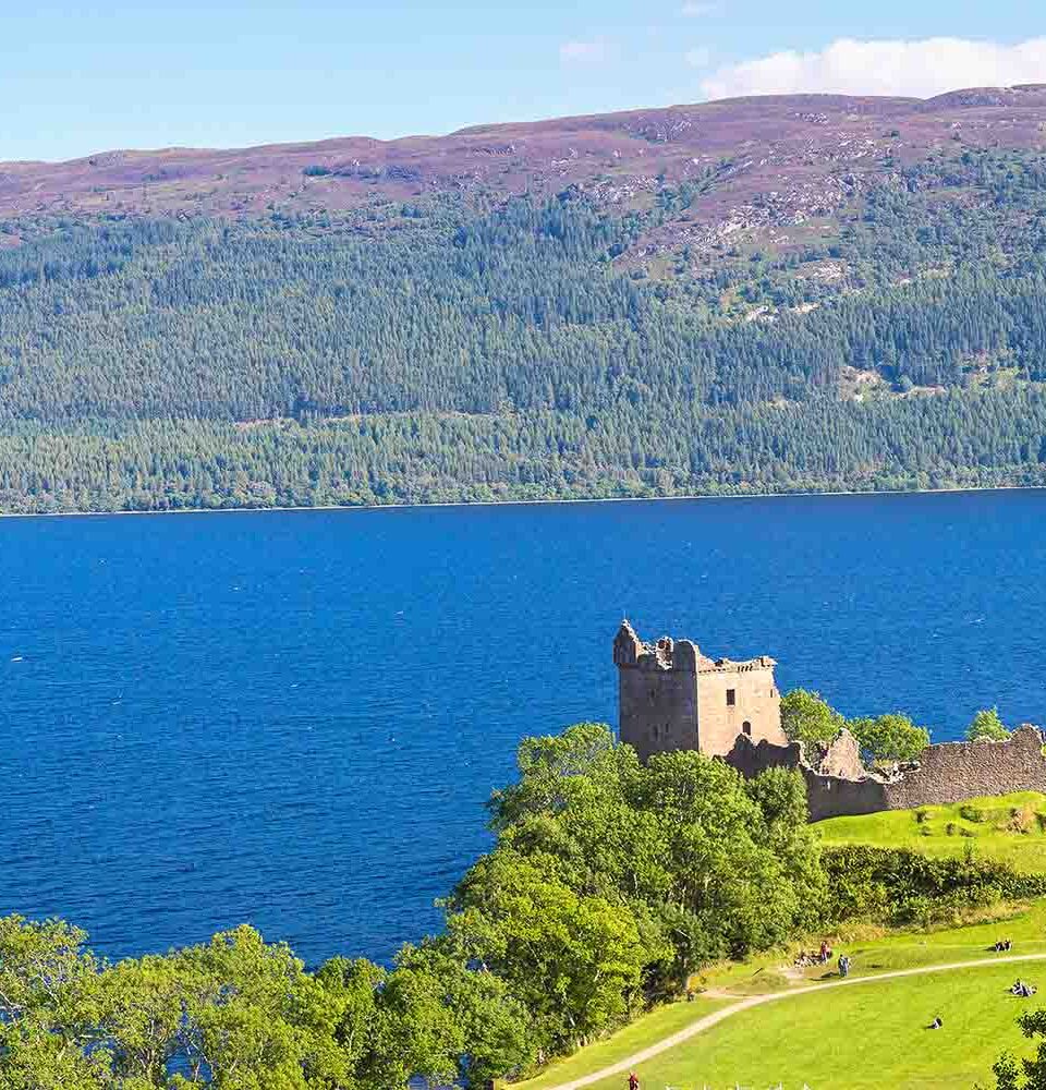 The banks of Loch Ness.