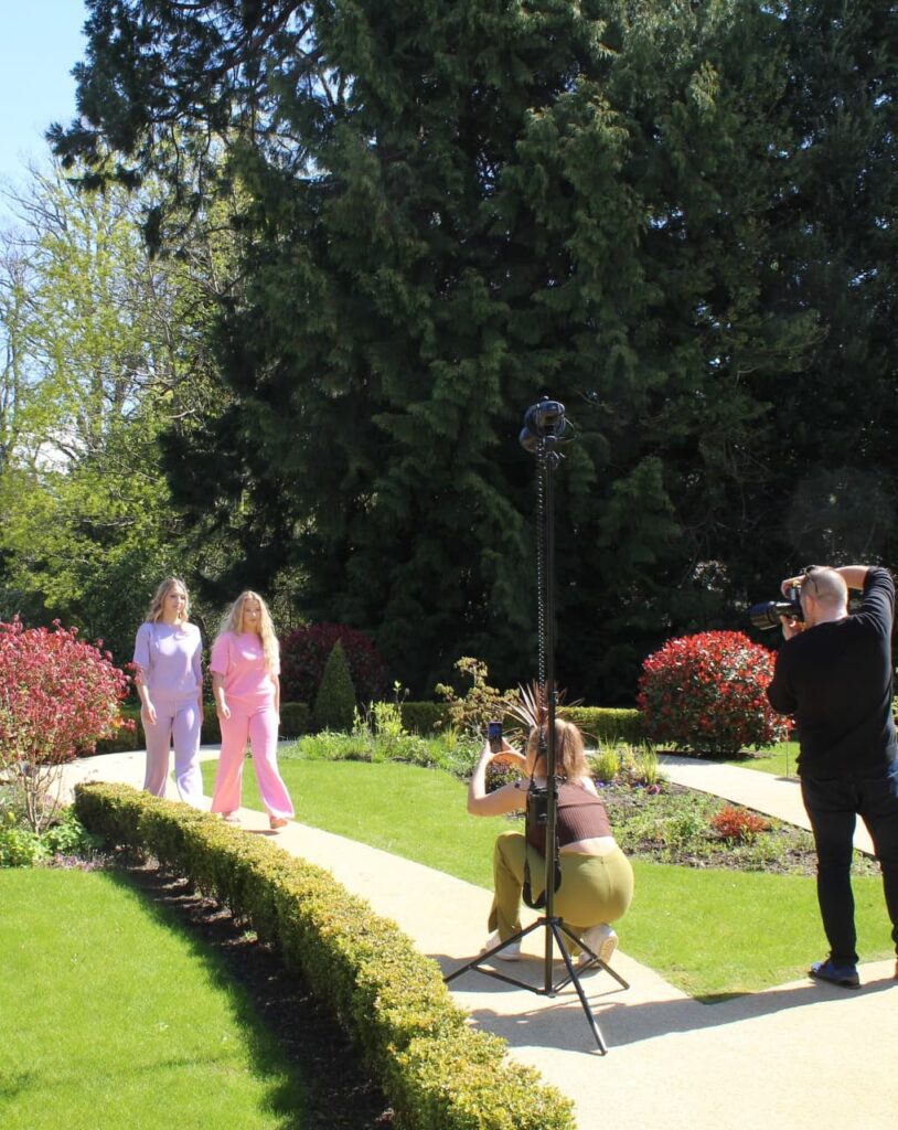 Fashion Shoot in Courtyard for Exclusive Use