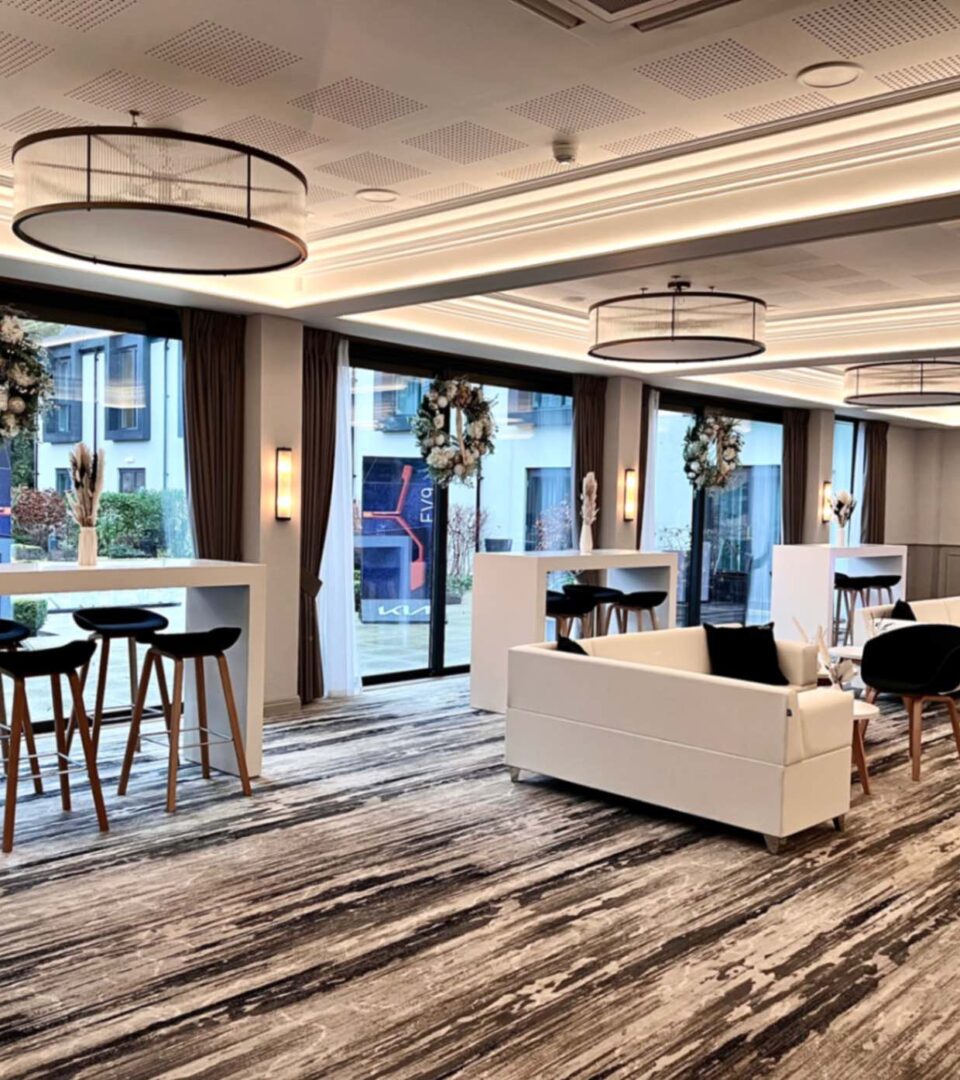Riverbank Room as Lounge for exclusive use event