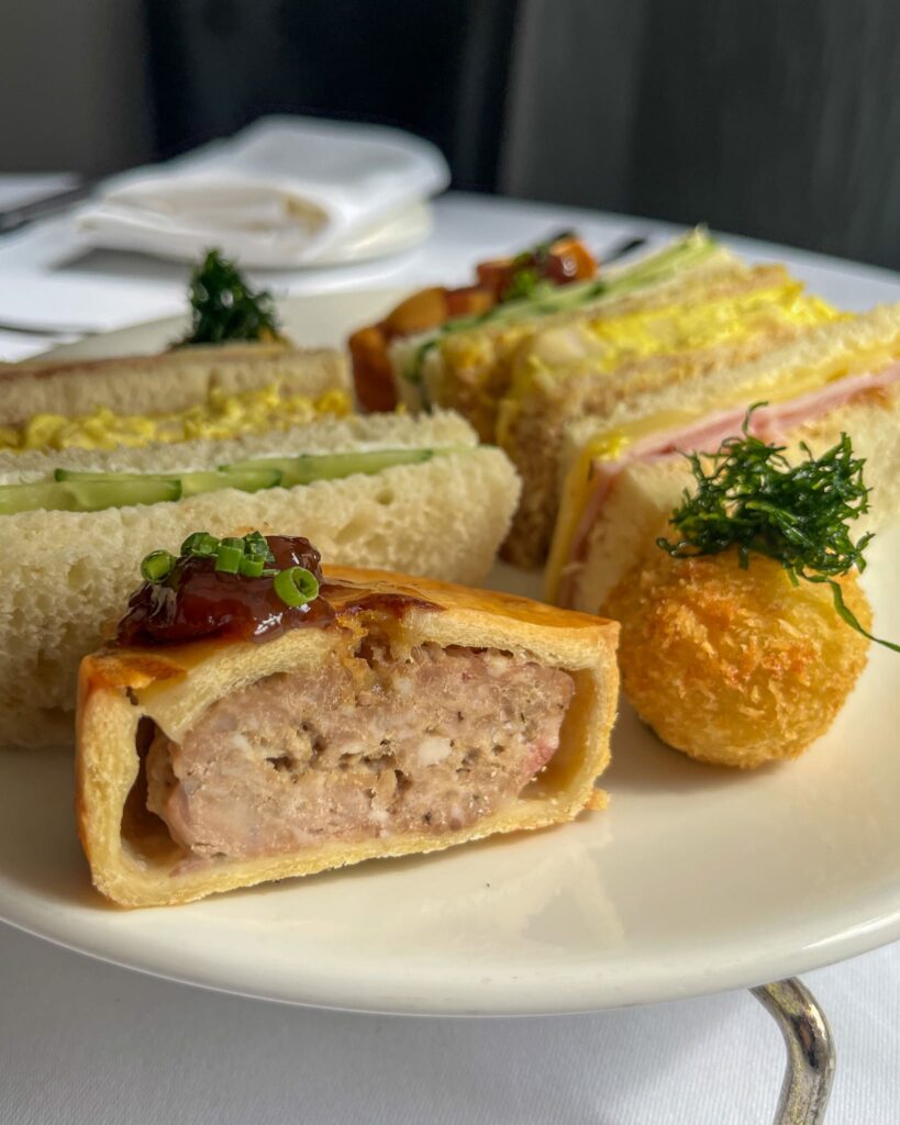 Wimbledon Savoury afternoon tea at Ness Walk