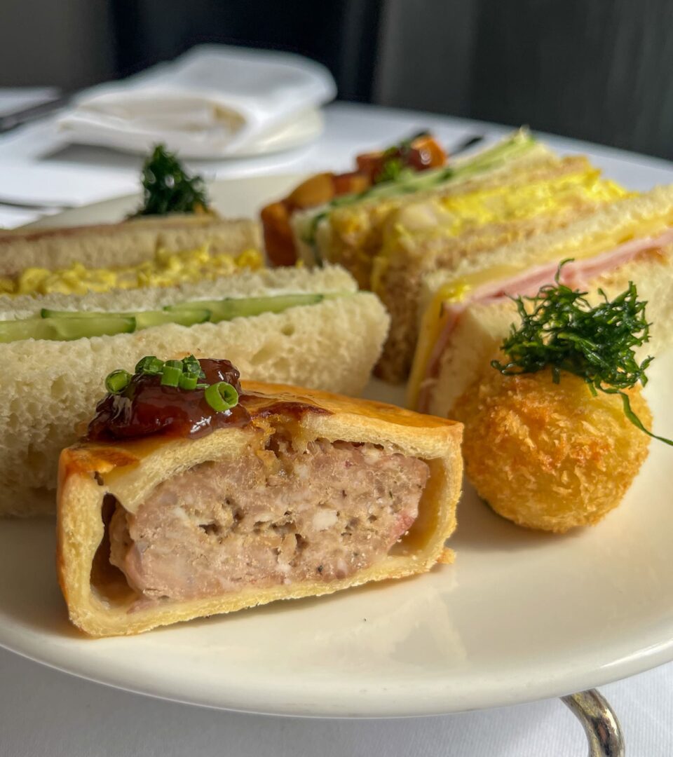 Wimbledon Savoury afternoon tea at Ness Walk