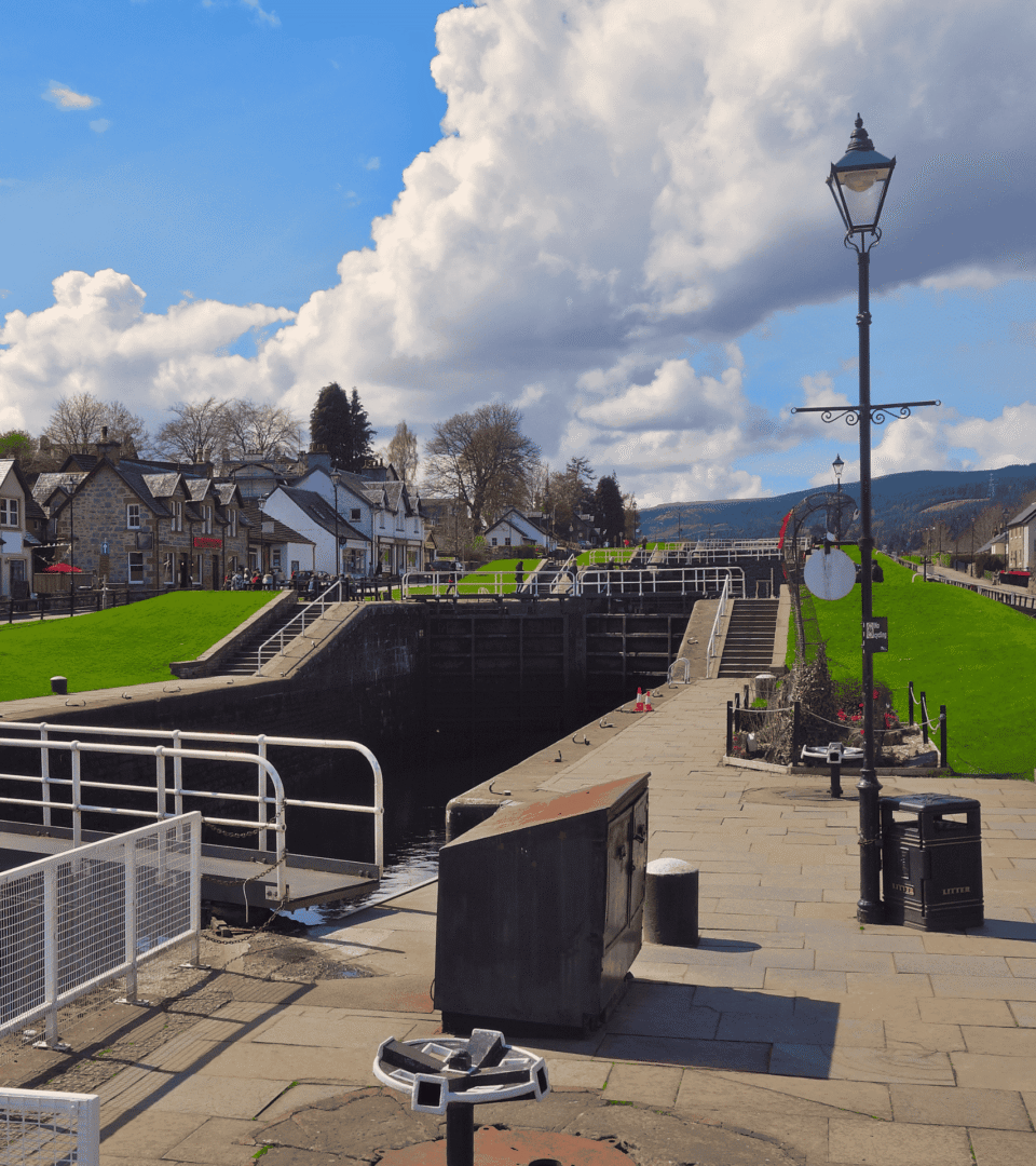 Canal at Fort Augustus.