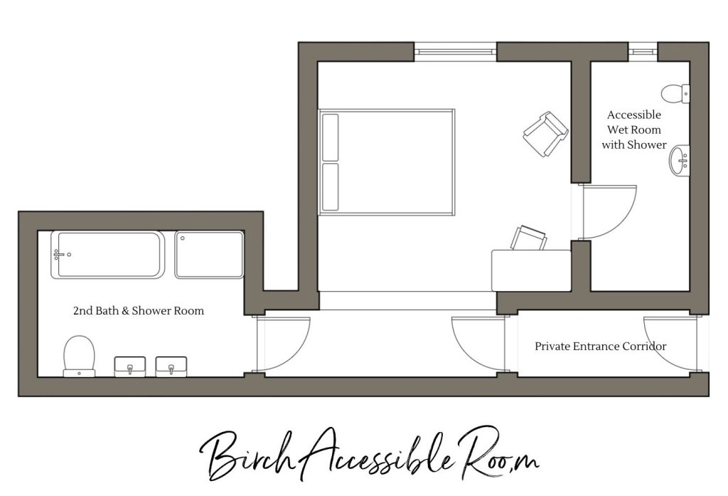 Birch Room Floorplan at Ness Walk