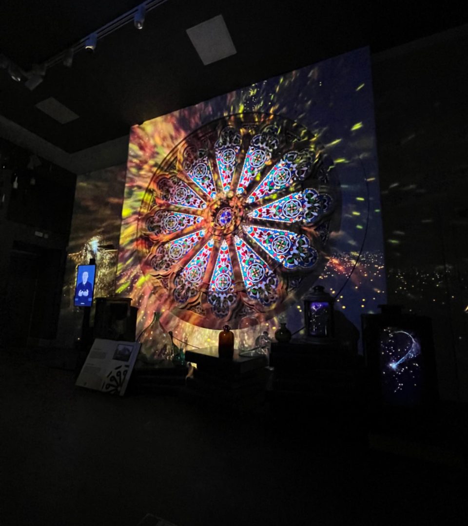 Rose Window storyteller at Inverness Castle Experience