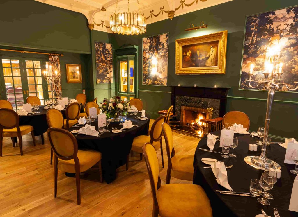 Private dining room at Kingsmills Hotel in Inverness - sister hotel to Ness Walk