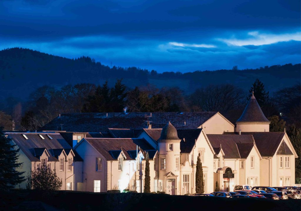 Exterior of Kingsmills Hotel in Inverness - sister hotel to Ness Walk