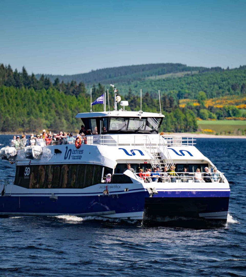 Loch Ness by Jacobite boat on Loch Ness