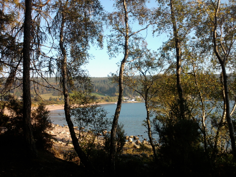 Picnic spot on Dores Beach