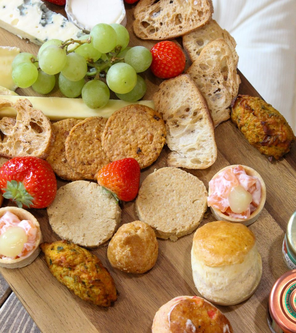 Closeup of food from Ness Walk Picnic
