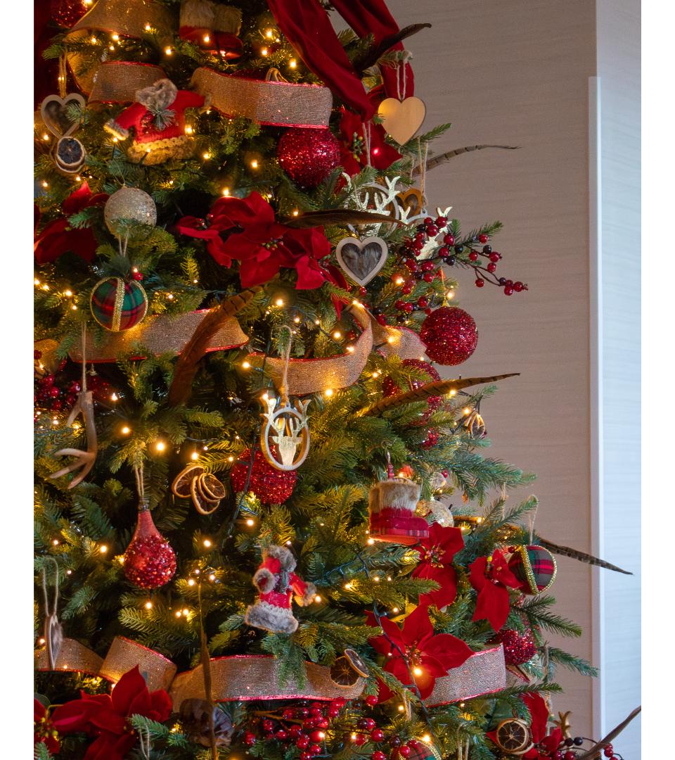 Decorated Christmas tree